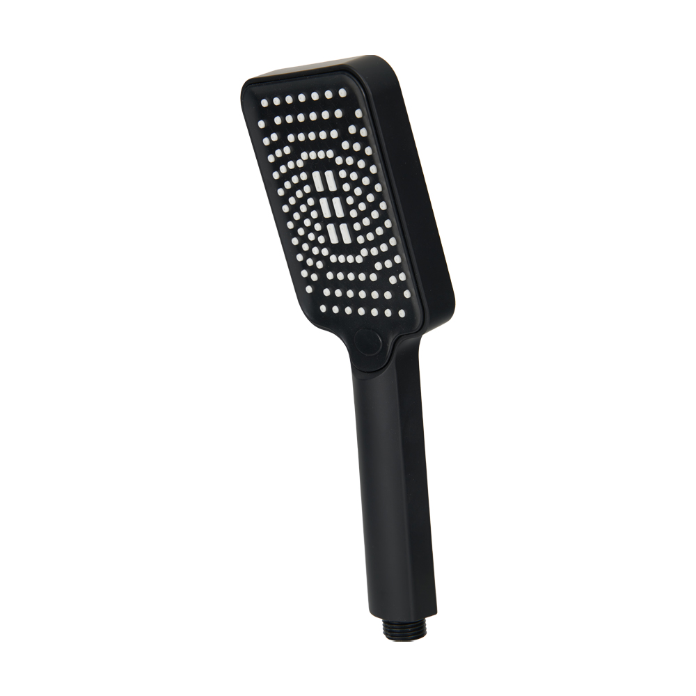 ZD3270 1 Función Chrome Black ABS Hand Held Shower Hand